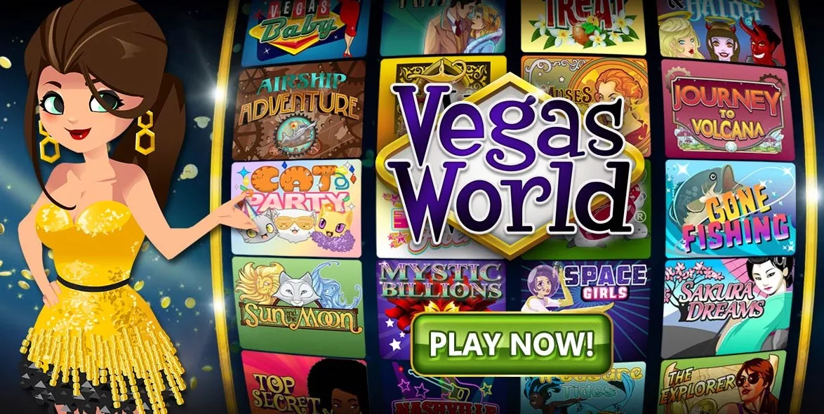 Join Vegas World to get welcome bonus